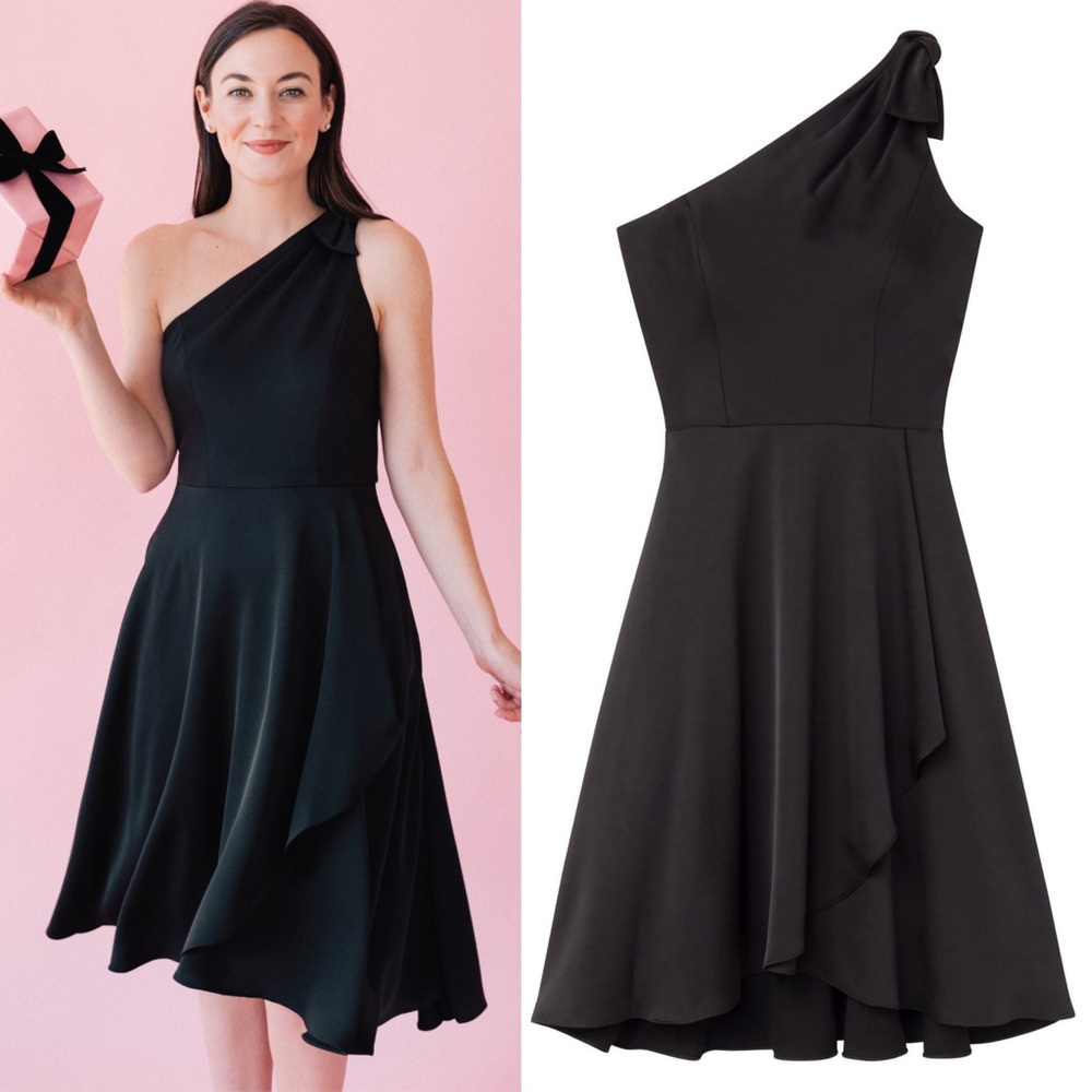 Gal Meets Glam Octavia Crepe One-Shoulder Dress